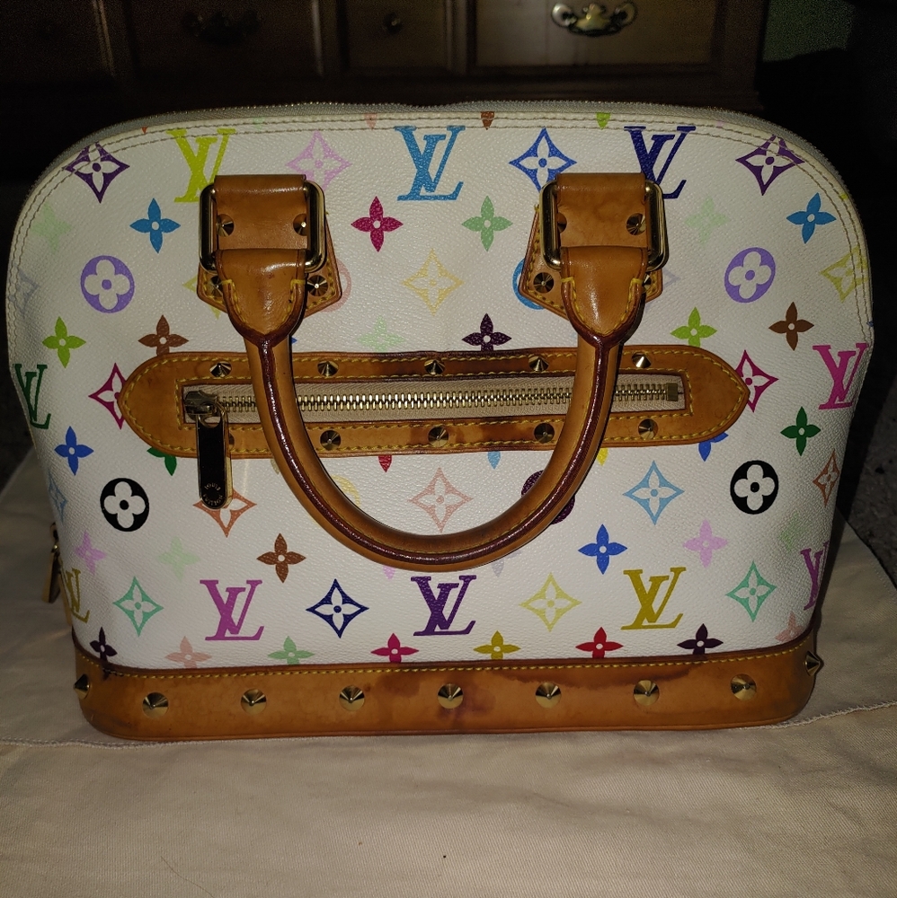 Louis Vuitton Multicolor White Alma pm